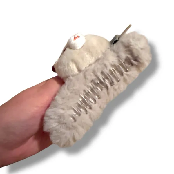Disney Zootopia Judy Hopps Plush Hair Claw‎ Clip Gray Bunny Ears Purple Eyes - Image 3