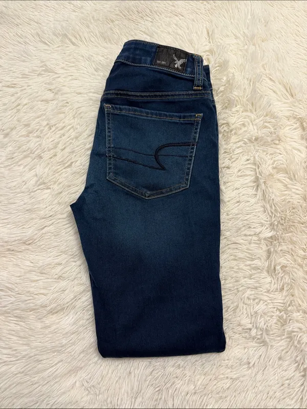 American Eagle Outfitters Dark Indigo Women's Jegging Jeans - Image 2
