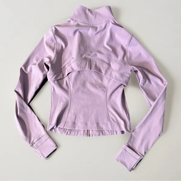Lululemon Define Cropped Jacket NULU ROSE BLUSH SZ 6  Mint EUC - Image 8