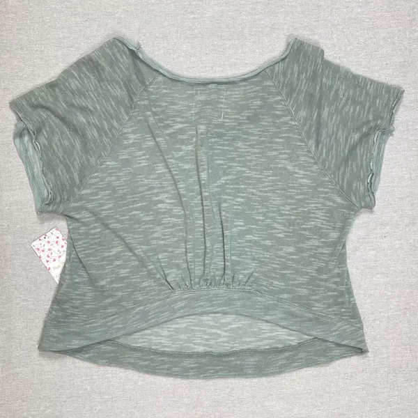 We The Free | NWT Dusty Jade Oversized Pocket Tee | Large - Image 2