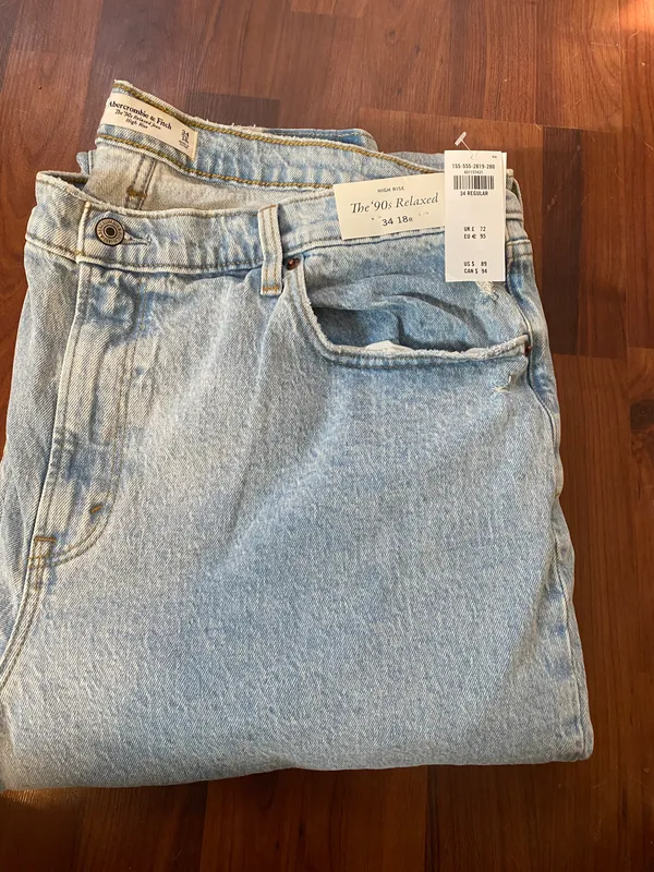 Abercrombie The 90s Relaxed Jeans - Image 5
