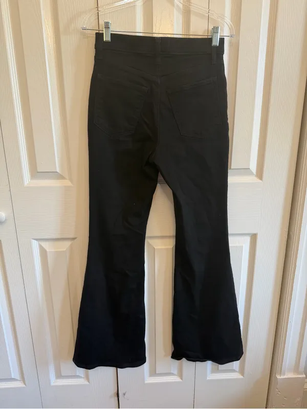 Abercrombie & Fitch The Flare Ultra High Rise Black Size 4R - Image 3