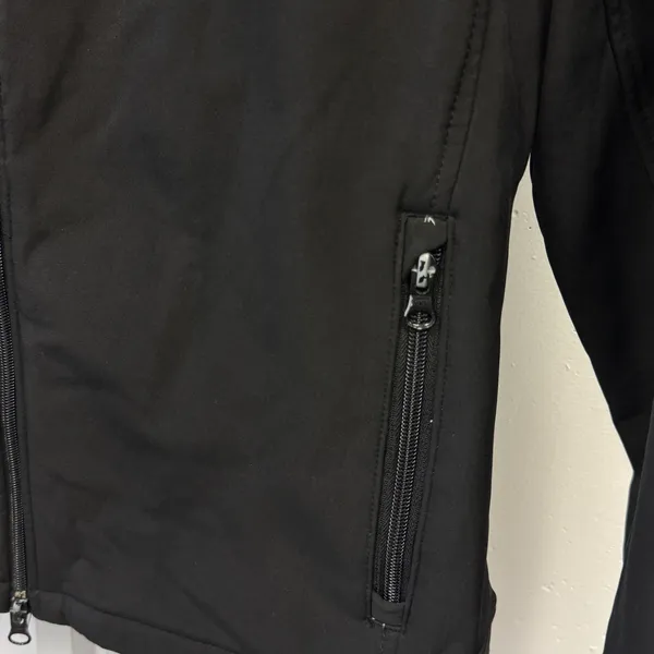 Vintage Yamaha Racing Women's Softshell Fleece Jacket Fleece Medium Black‎ - Image 9