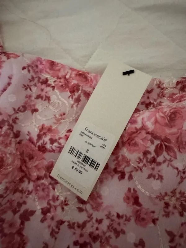 NWT Francesca’s summer dress pink - Image 4