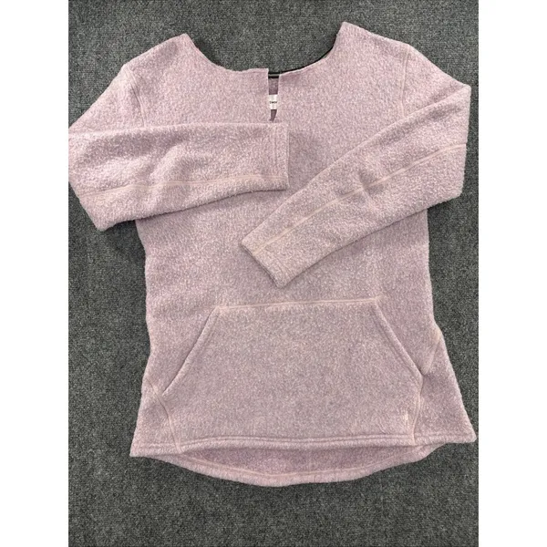 Smartwool Hudson Trail Women’s M Pink Wool Blend Fleece Pullover SW011525 - Image 2