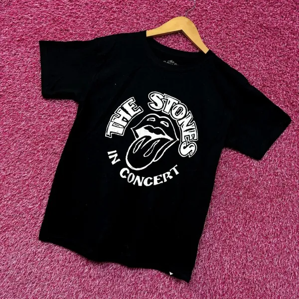 The Stones in Concert the Rolling Stones Hot Lips Womens Rock Tee L - Image 3