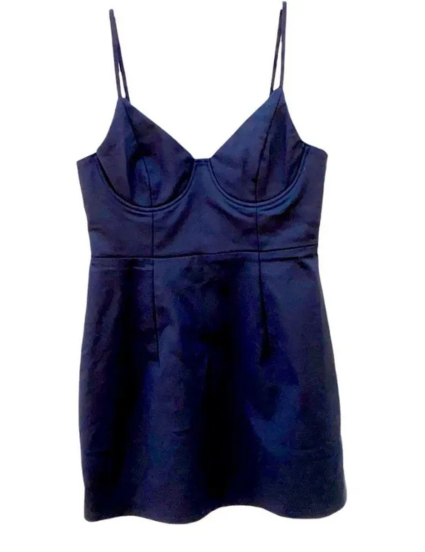 Princess Polly Womens Size 10 Novella black Mini Dress Bodycon - Image 2