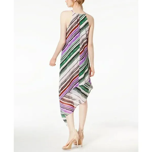 BAR III Multi Color Sleeveless Asymmetrical Midi Dress NWT XS - Image 11