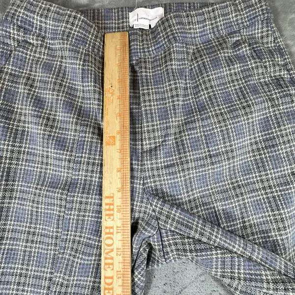 Anthropologie Plaid Trousers Pants Plaid Boot Cut Womens Medium Preppy Career - Image 8