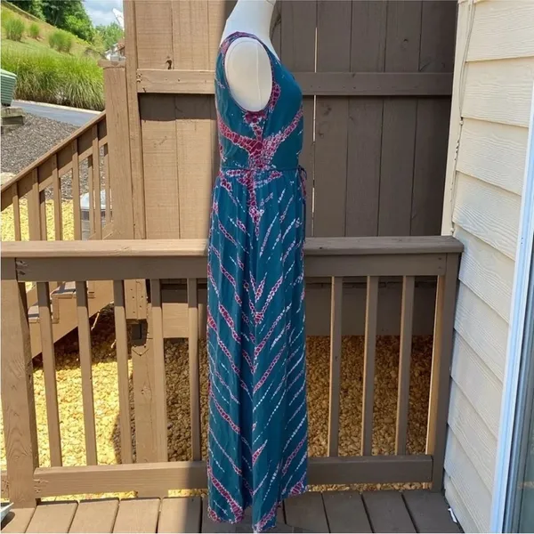 NWT Young Fabulous and Broke Tie Dye Maxi Dress Size Medium - Image 6