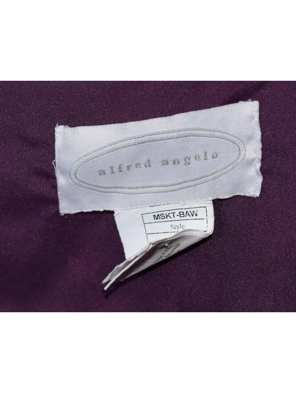 Alfred Angelo Purple Grape Maxi Formal Skirt 26W Prom Formal Whimsigoth - Image 4