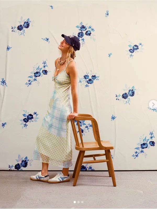 American eagle gingham maxi dress - Image 2