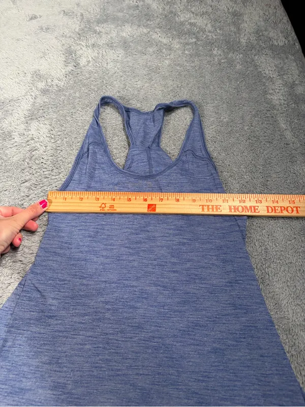 Lululemon Blue twist back Racerback Tank Top - Image 3