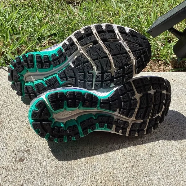 Brooks Women's Ghost 7 Athletic Shoes Gray/ Turquoise 1201611B953 - Image 6