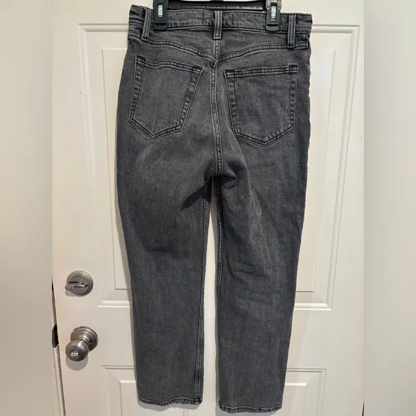 Abercrombie & Fitch The Ankle Straight Ultra High Ride size 28 (6R) - Image 4