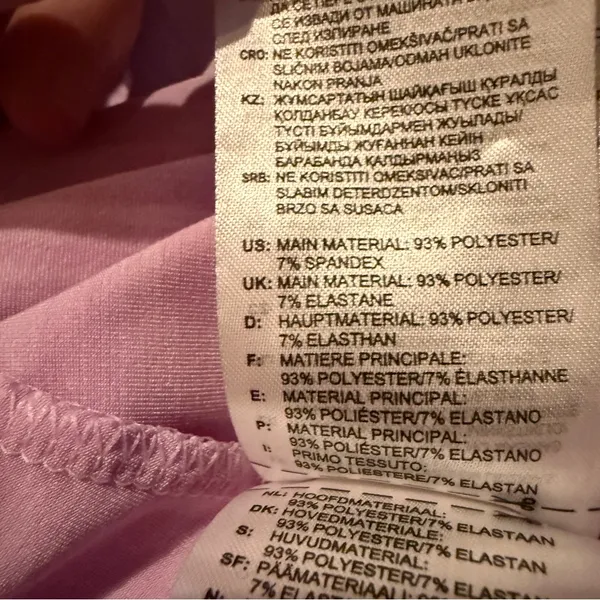 Adidas Golf Pink Short Sleeve 4-Button Polo Shirt‎ Sz S - Image 5