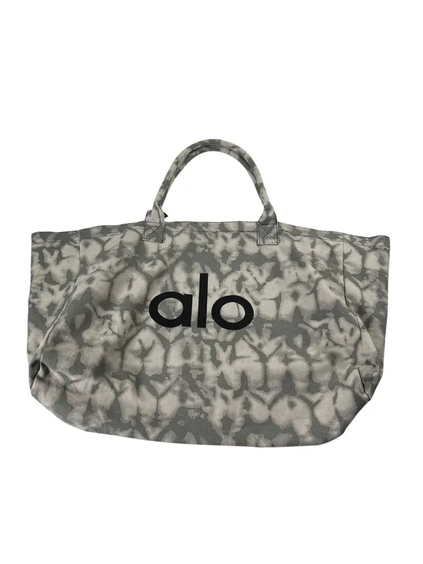 Iconic Shopper Tote , Grey tie-dye pattern Tota Pilates & Yoga Bag ALO Yoga Nwt - Image 7