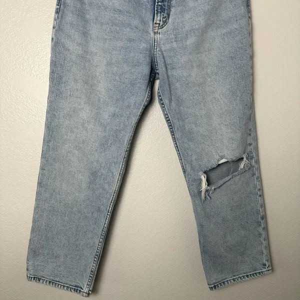 Abercrombie & Fitch Size 30/10 Women The Ankle Straight Ultra Hi Rise Jeans Blue - Image 10