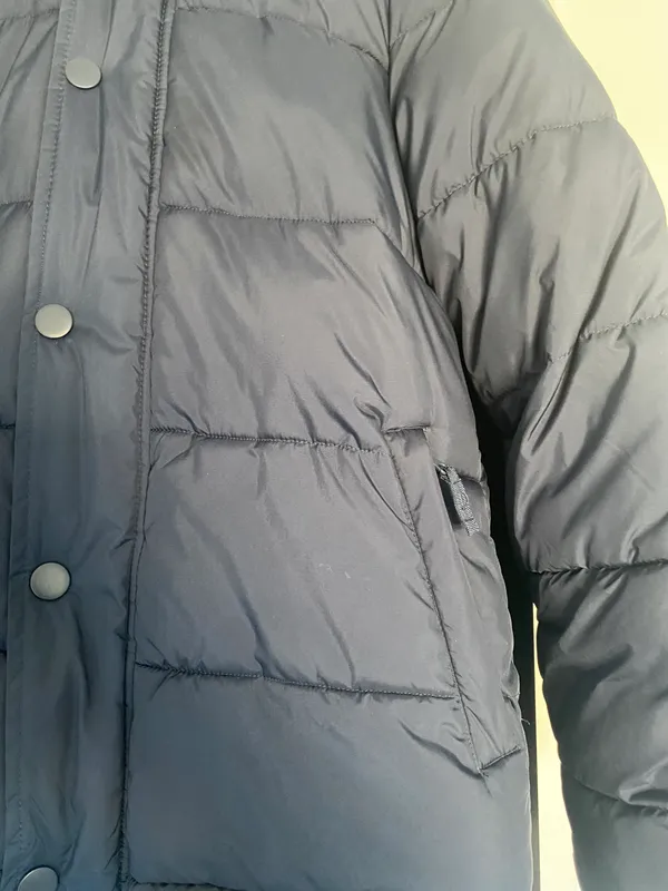 Navy Puffer Jacket Blue - Image 7