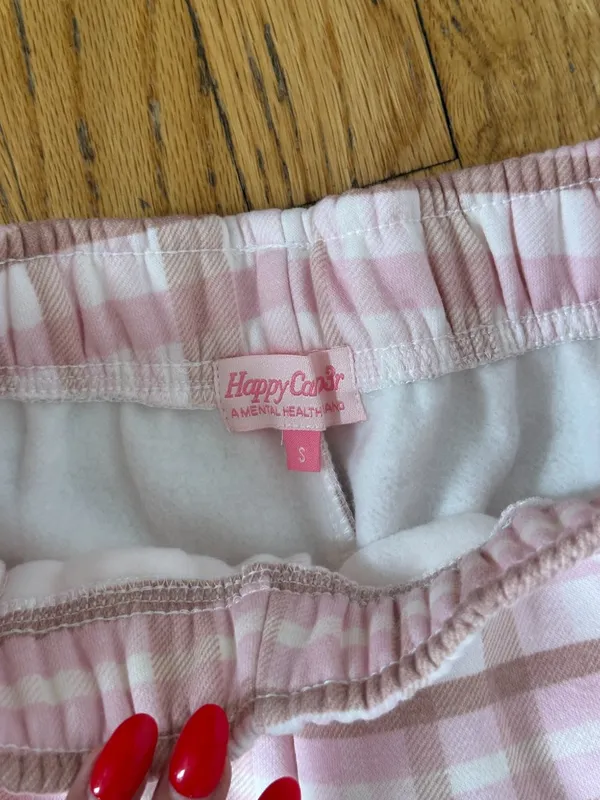 🩷 Happy Camp3r Plaid Flannel Sweatpants 🩷 BRAND NEW - Image 3