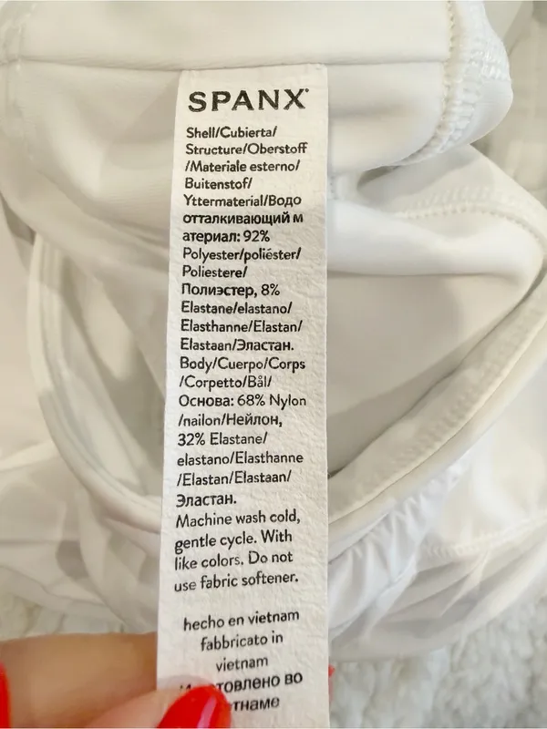 SPANX Pleated Get Moving Tennis Skirt in White size Large Athletic Preppy - Image 9