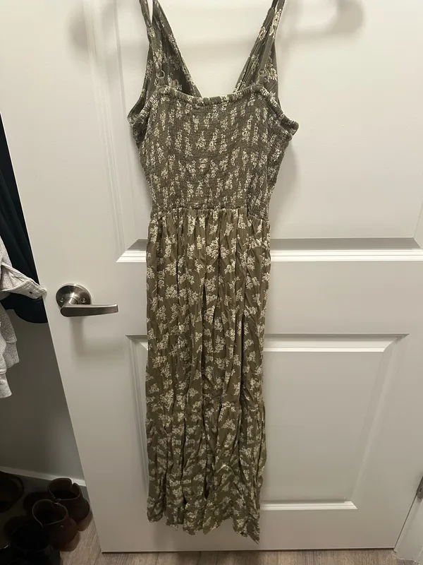 Green Floral Maxi Dress - Image 2