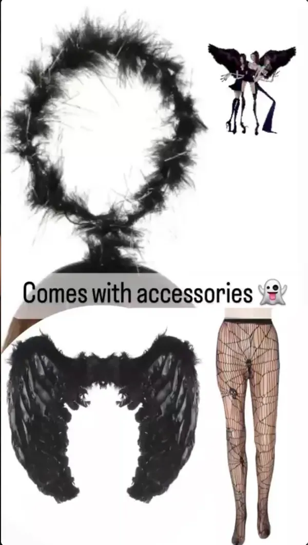 Dark angel (different sizes Black Size diff - Image 2