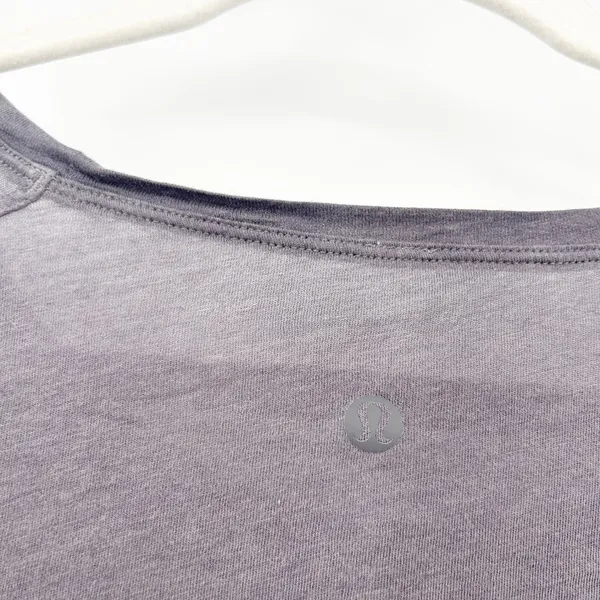 Lululemon Womens Locarno Long Sleeve Active Gym Workout Lounge Shirt Dark Carbon - Image 5