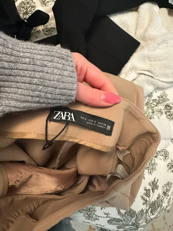 Zara Tan Trousers - Image 5