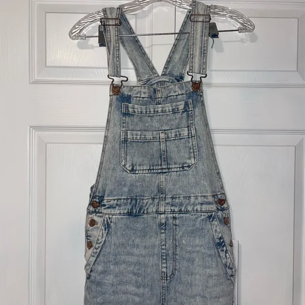 Celebrity Pink Denim Overalls - Image 2