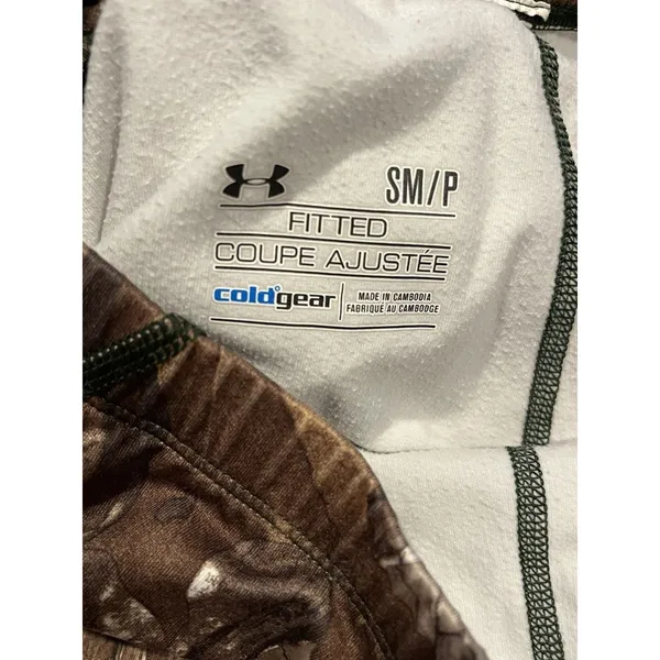 Under Armour Women’s Small Camo Pants Scent Control Hunting Real Tree Coldgear - Image 5