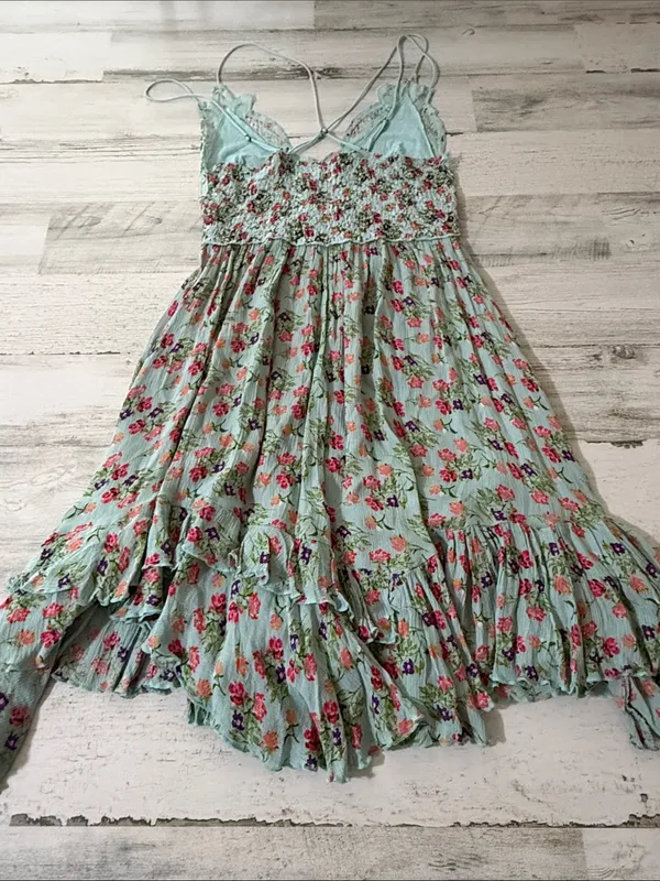 Free People Adella Printed Mini Slip/ Dress - Image 8