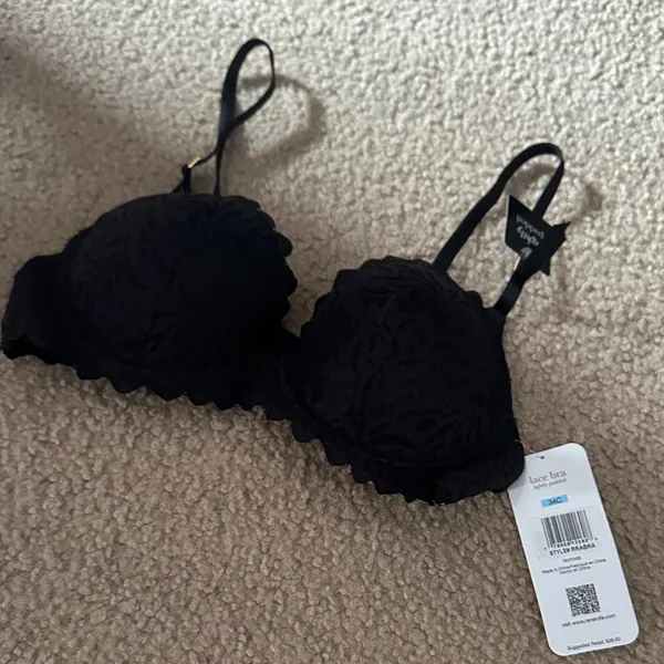 Rene Rofe Black Lace Bra size 34 C - Image 3