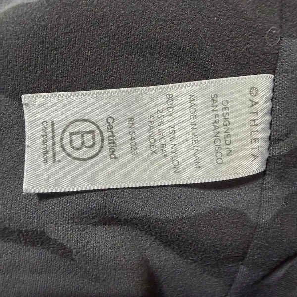 Athleta Elation Camo Leggings XS 7/8 Tight Gray Black‎ High Rise Yoga - Image 8
