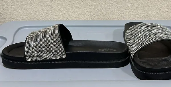 Charlotte Russe Rhinestone Slides - Image 4