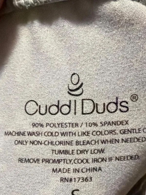 Cuddl Duds Grey Fair Isle Pajama Set - Image 3