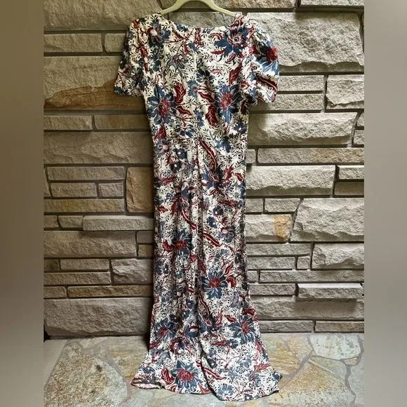 WALTER BAKER Jada Dancing Lotus Maxi Dress Floral Print bohemian Sz 6 - Image 4