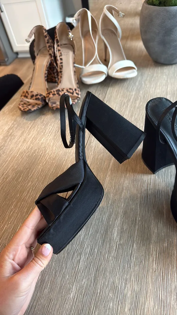 Black Princess Polly heels - Image 4