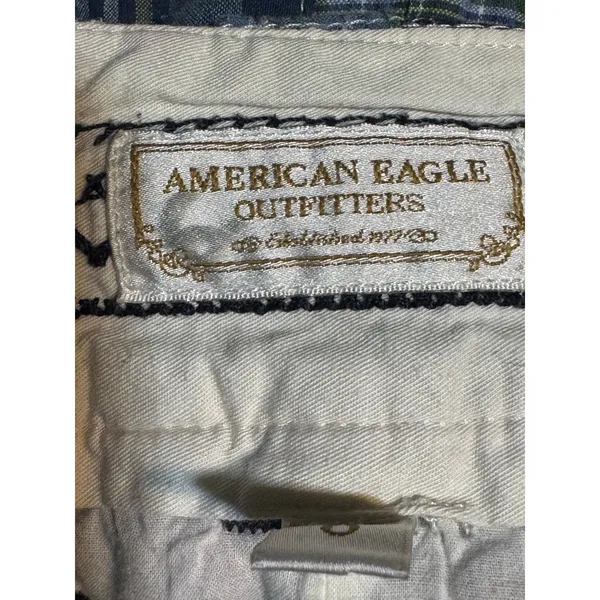 American Eagle Outfitters Patchwork Plaid Micro Mini Skirt Y2K Size 0 - Image 6