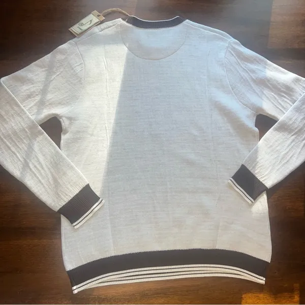 Stitch Note Merino Wool Sweat Cowboy Riding Horse Jacquard - Image 5