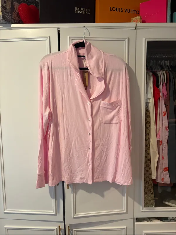 BNWT Skims Soft Lounge Sleep Top (Only) Cherry Blossom XL - Image 2