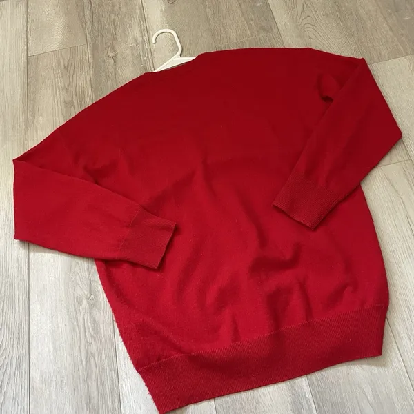 Sandro Happening Sweater wool cashmere oversized womens Red (small) contemporary - Image 5