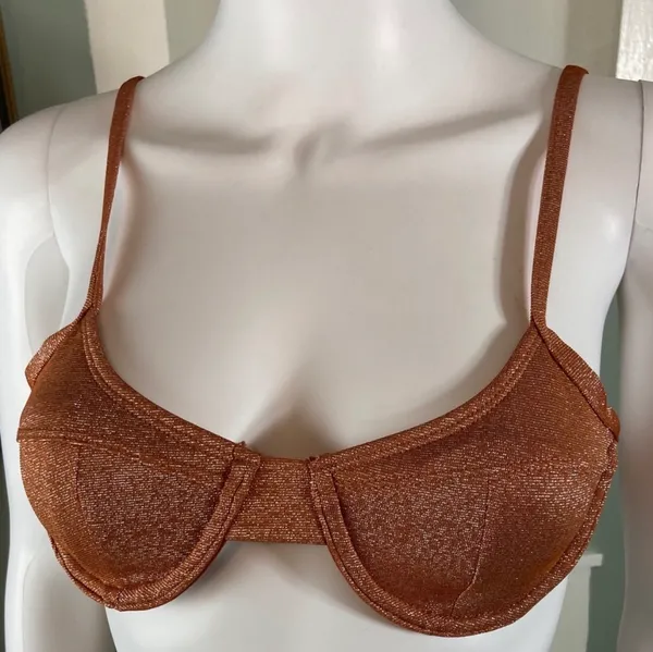 Xhilaration Shimmery balconette underwire bikini set - Image 2