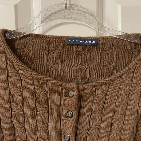 BRANDY MELVILLE CROPPED CARDIGAN - Image 3