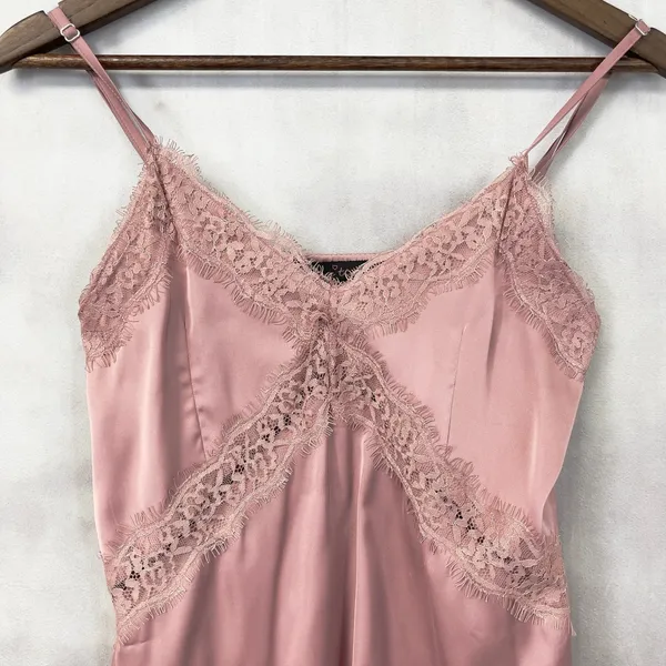 Love Tree Y2K Babydoll Cami Tank Top Women Small Pink Soft Girl Coquette Romantic Dainty‎ - Image 6