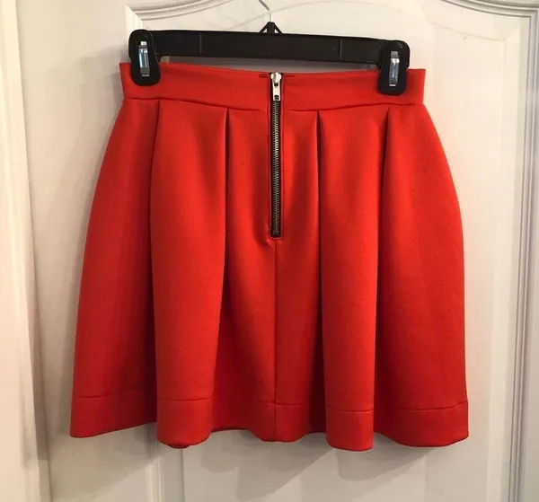 Honey Punch Coral scuba skirt - Image 3