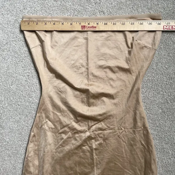 Spanx Strapless Body Shapewear Dress Nude Tan Tummy Control Women's Size Large - Image 9