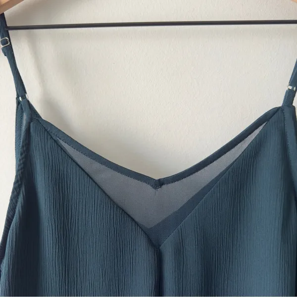 Anthropologie Sophie Rue Adjustable spaghetti strap Sleeveless cami Top mesh NWT - Image 3