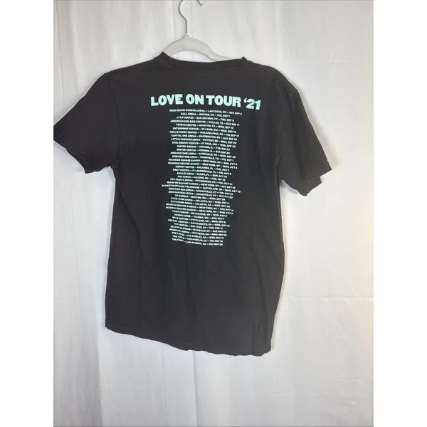 Comfort Colors Women’s Black Love On Tour 21 T Shirt Harry Styles Size Small Preowned - Image 12