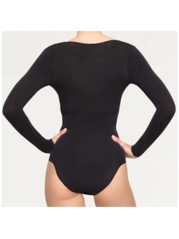 SEAMLESS SCULPT LONG SLEEVE OPEN BUST BRIEF BODYSUIT Size L - Image 6